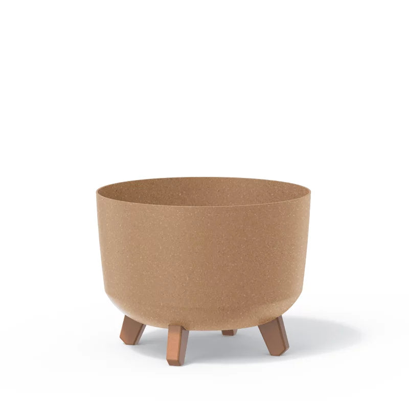 Doniczka Gracia Eco Wood-antracyt eco-FSC mix credit-DNV-COC-002260