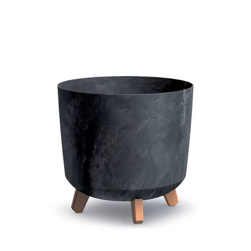 Doniczka GRACIA TUBUS BETON EFFECT - kremowy