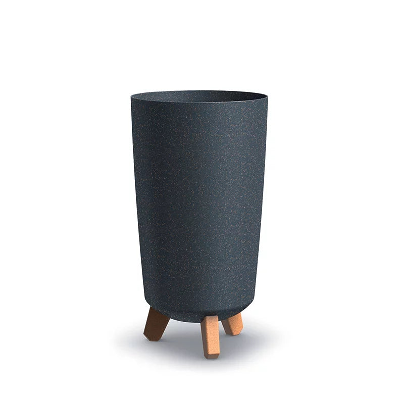 Doniczka  Gracia Tubus Slim Eco Wood-antracyt-FSC mix credit-DNV-COC-002260