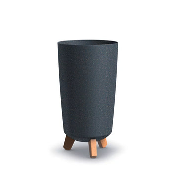 Doniczka  Gracia Tubus Slim Eco Wood-antracyt-FSC mix credit-DNV-COC-002260