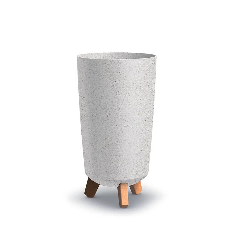 Doniczka  Gracia Tubus Slim Eco Wood-antracyt-FSC mix credit-DNV-COC-002260