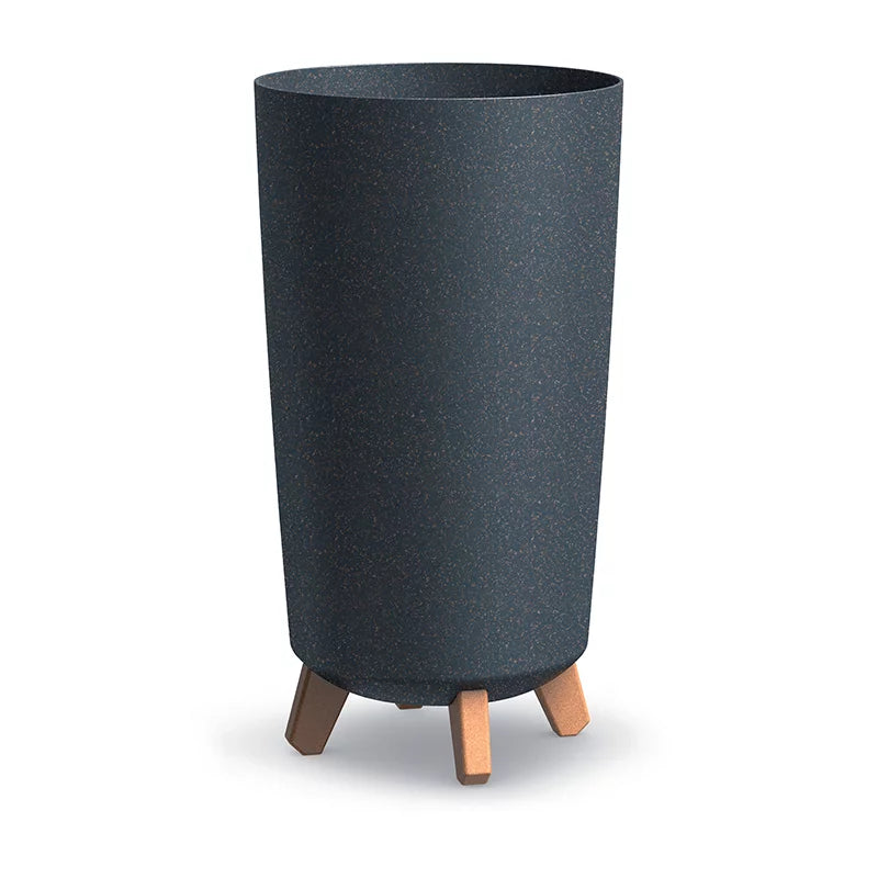 Doniczka  Gracia Tubus Slim Eco Wood-antracyt-FSC mix credit-DNV-COC-002260