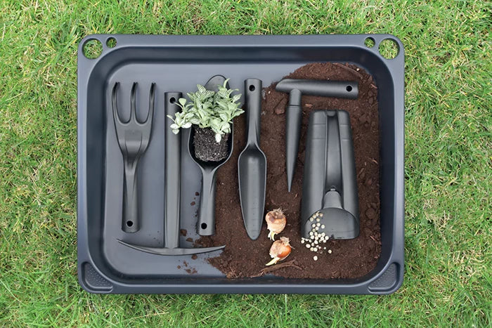 Zestaw mini szklarni - RESPANA TABLE TOP SEED STARTER SET - antracytowy