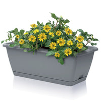 Skrzynka balkonowa RESPANA EASY CARE - szary kamienny