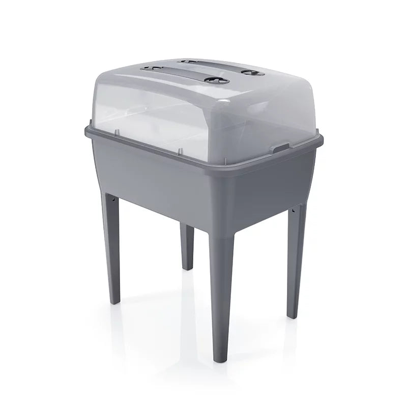 Szklarnia RESPANA PLALNTER  SET - szary kamienny