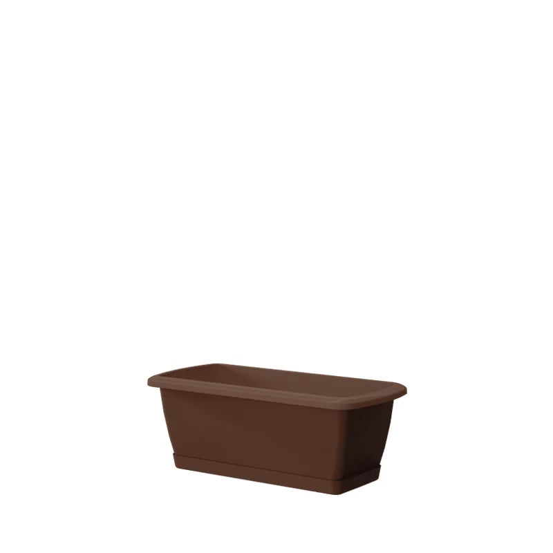 Skrzynka balkonowa z podstawką RESPANA SET - szary kamienny