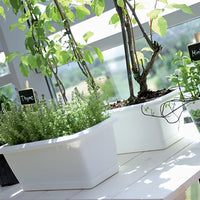 Skrzynka balkonowa z podstawką RESPANA SET - brąz