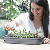 Szklarnia RESPANA TABLE GREENHOUSE PLUS - antracytowy