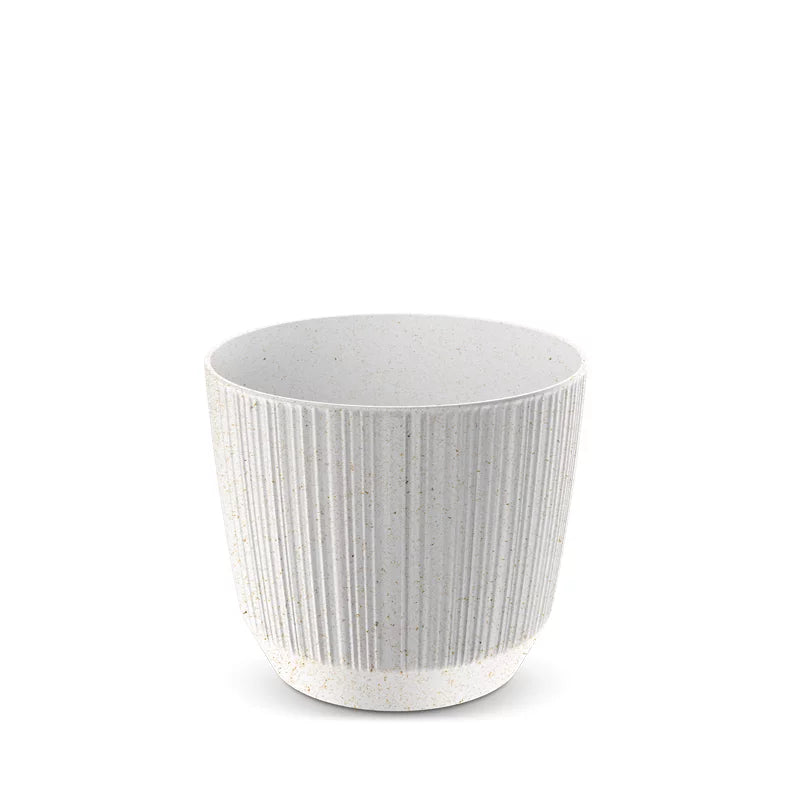 Doniczka Ryfo Eco Wood-biały-FSC mix credit-DNV-COC-002260