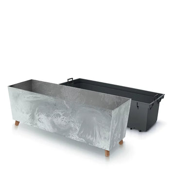 Doniczka URBI CASE BETON EFFECT N - beton