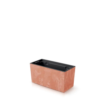 Doniczka URBI CASE BETON EFFECT - antracytowy