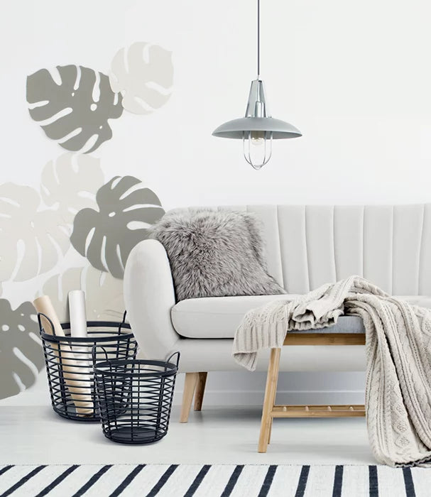 Kosz ZANZI- słomkowy