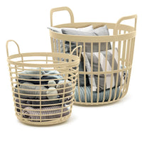 Kosz ZANZI- słomkowy